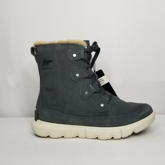 Sorel Women's Explorer Next Joan Waterproof Boots  Size 7 Grill Fawn NWT - Picture 4 of 8